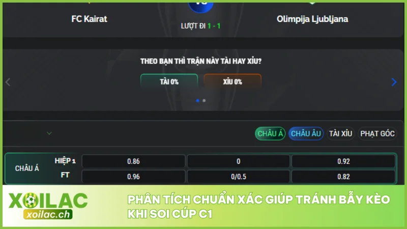 Soi Kèo Cúp C1 Hôm Nay Từ Xoilac Dễ Hiểu, Dễ Áp Dụng 3 Phân tích chuẩn xác giúp tránh bẫy kèo khi soi Cúp C1